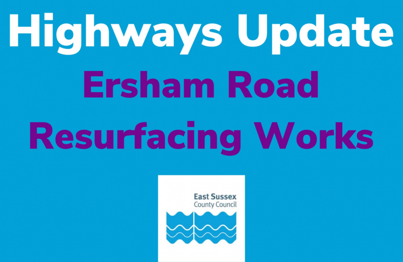 Ersham Rd Resurfacing