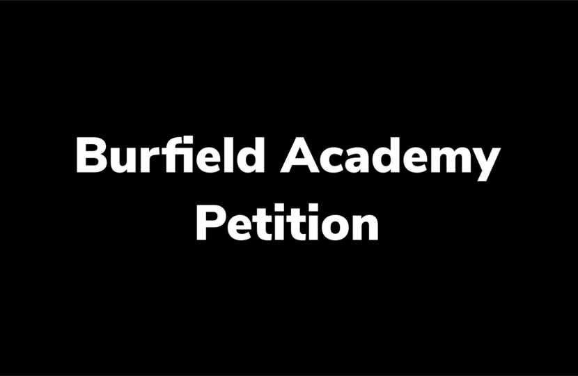 Burfield Academy Petition