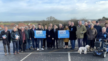 Nus Ghani Campaigning in Hailsham